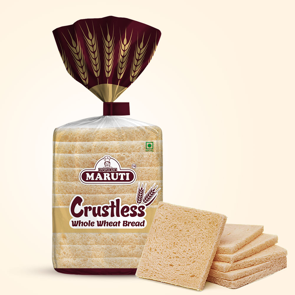 Popular Maruti - Crustless Whole Wheat Bread 300gm