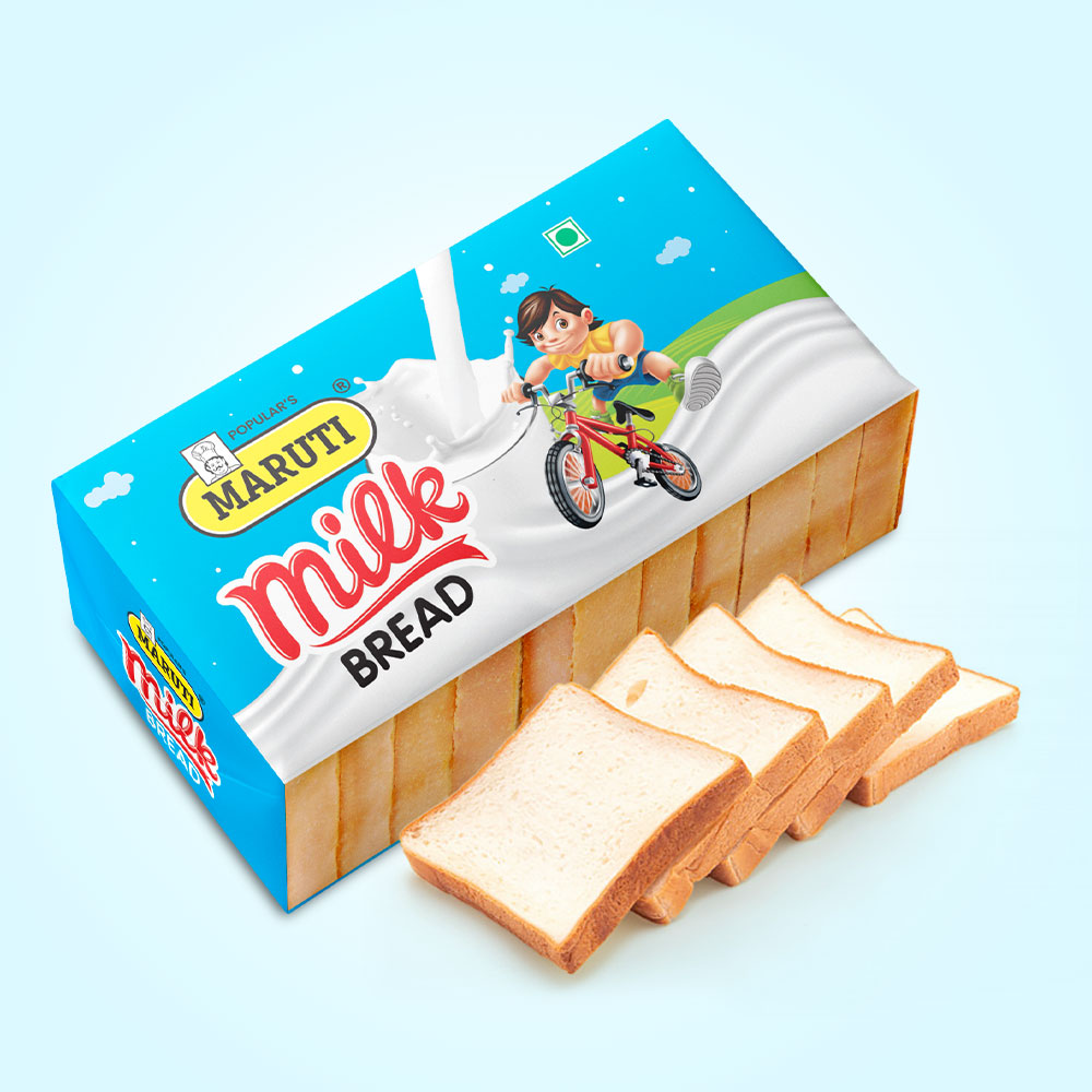 Popular Maruti - Milk Bread 80gm